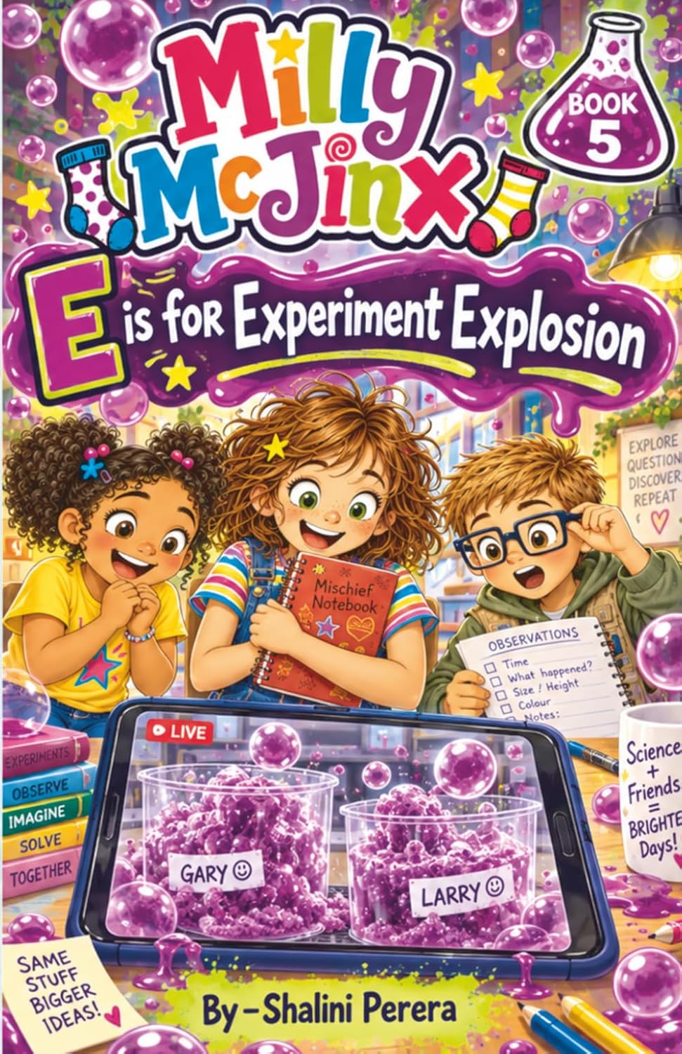 Cover of E is for Experiment Explosion